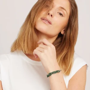 Keen Green Chain Bracelet, 19 cm