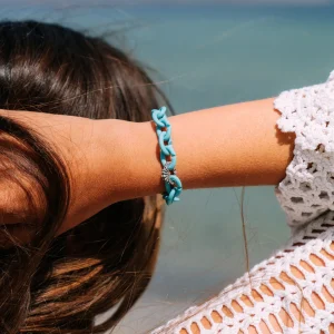 Shell, Single Silver Link