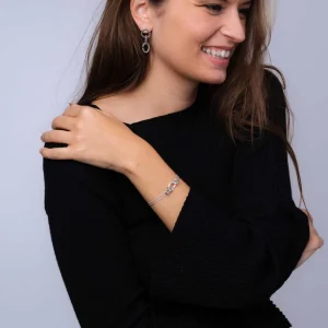 Triple Tangle Petite Chain Bracelet